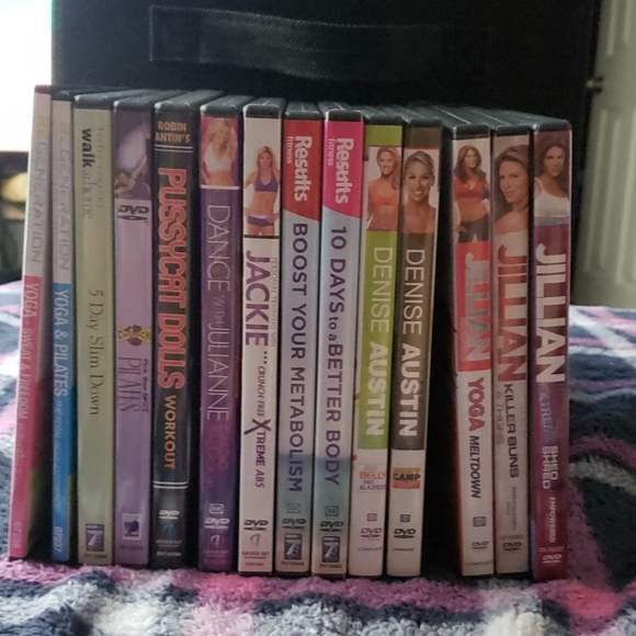 Workout DVD'S Jillian Michael's Denise Austin etc. - Picture 2 of 2